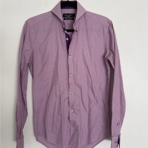 Robert Graham Lavender Micro-Check Dress Shirt